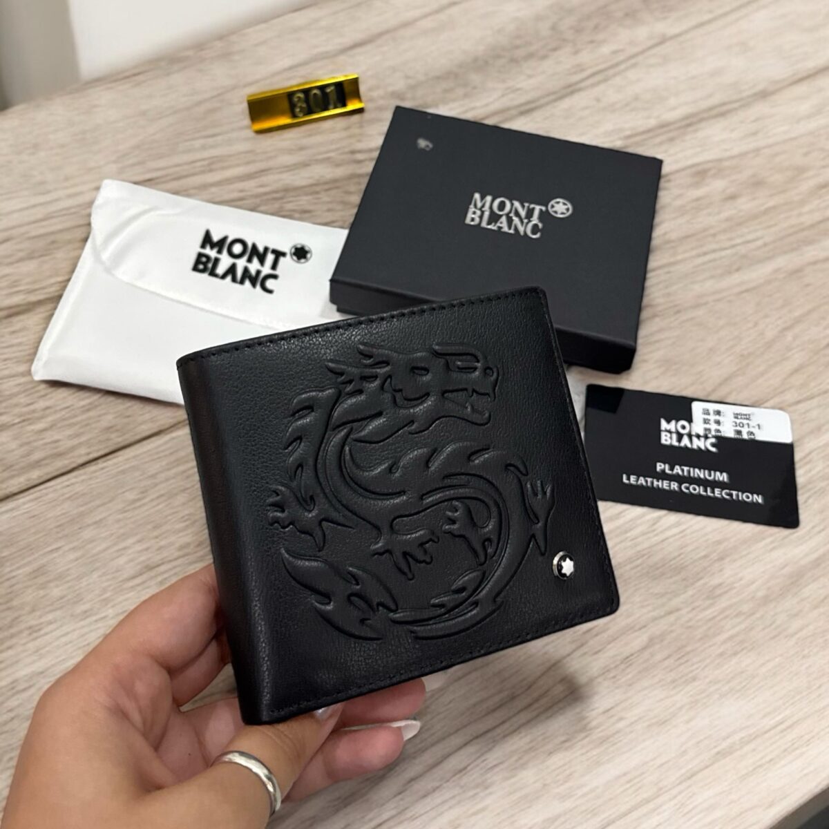 MONT BLANCC LUXURY EDITION WALLET MENS - Image 1