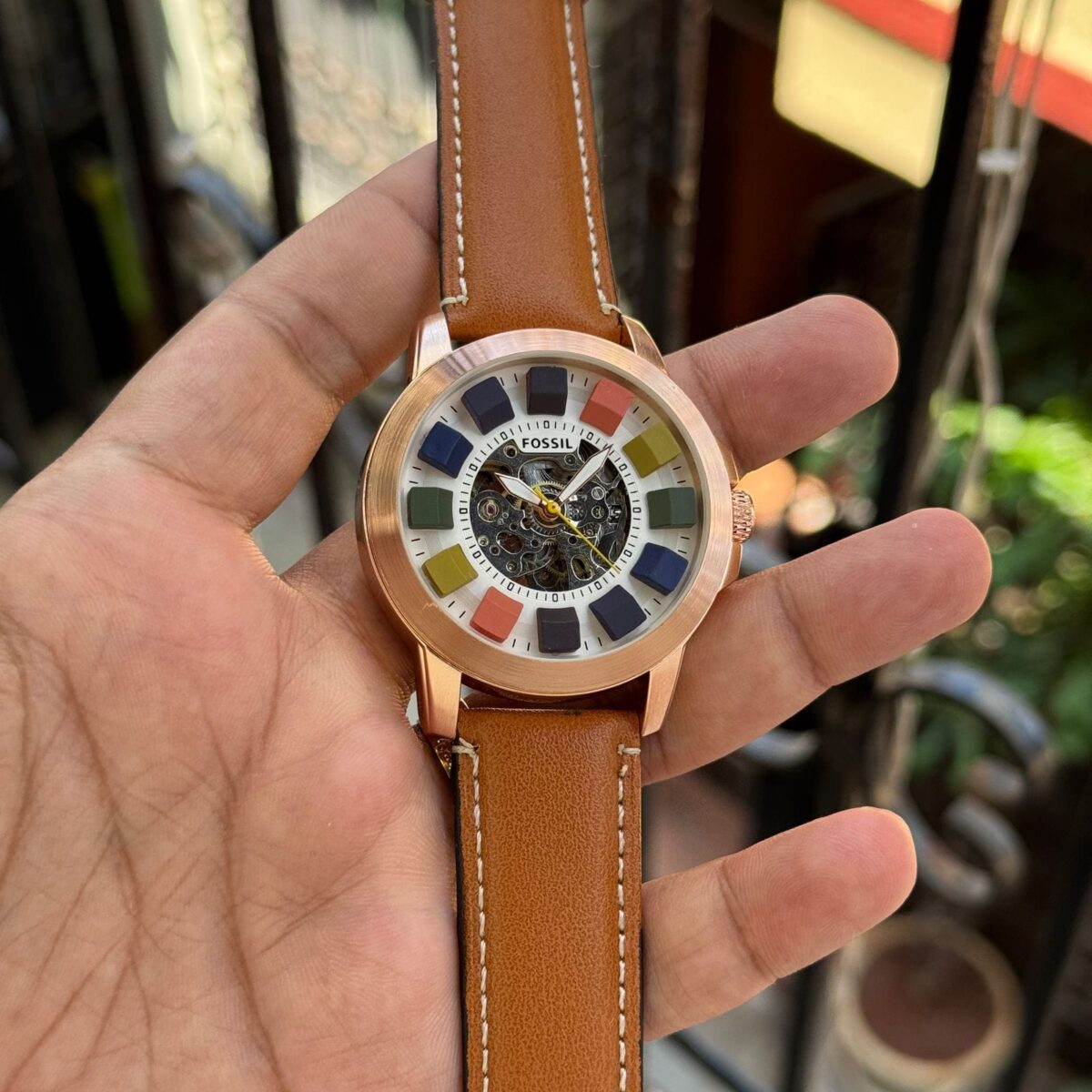 FOSSILL MULTICOLOUR SKELETON SERIES GRANT SERIESFOR MEN'S - Image 1