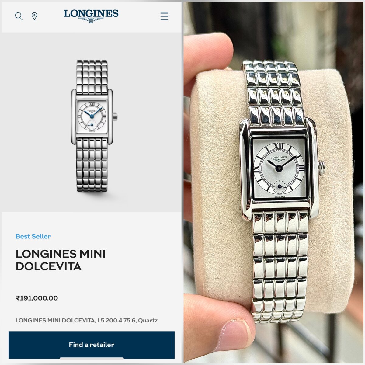 LONGINES MINI DOLCEVITA FOR HER - Image 3