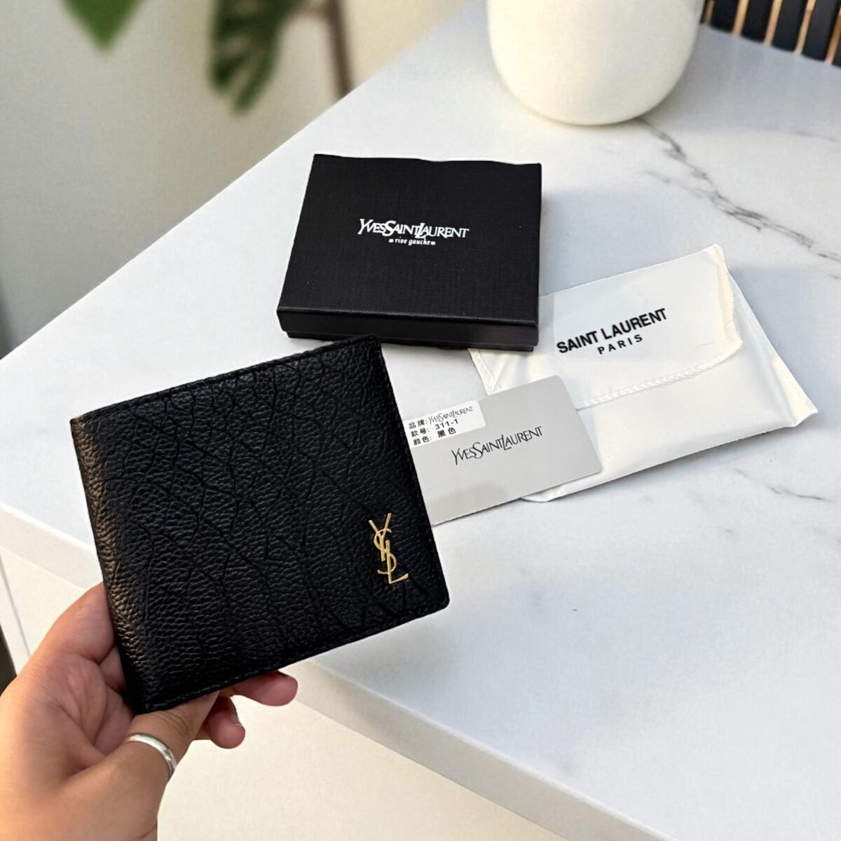YSLL LUXURY EDITION WALLETS AVAILABLE FOR MEN'S - Image 1