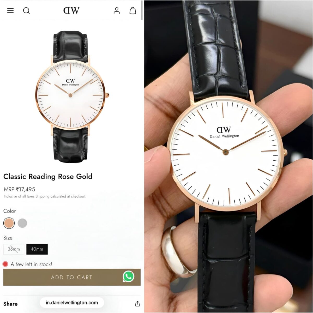 DANIELL WELLINGTON CLASSIC YORK UNISEX - Image 4