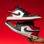 NIKEE JORDAN RETRO 1 LOW ‘BRED TOE’
