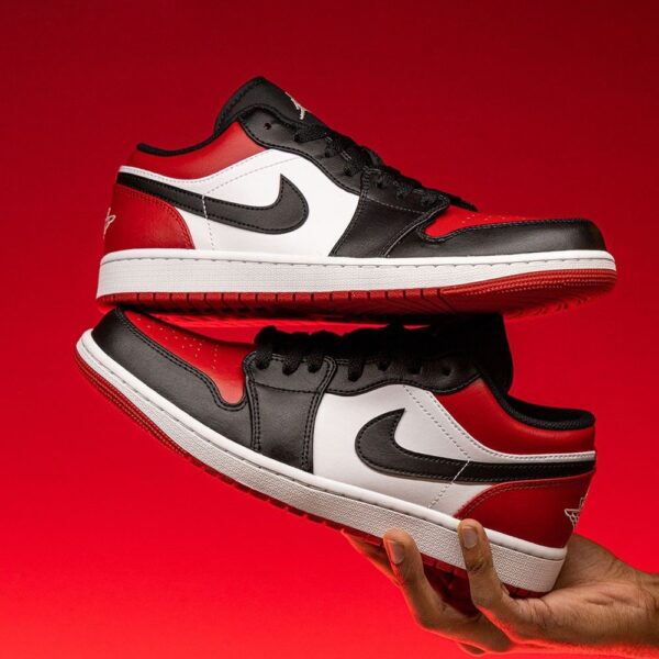 NIKEE JORDAN RETRO 1 LOW ‘BRED TOE’