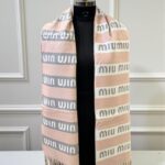 MIUU MIU REVERSIBLE WOOLLEN CASHMERE STOLE UNISEX - Image 2