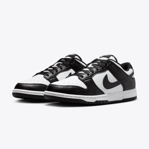 SB Dunk Panda Premium Leather Sneakers for Men