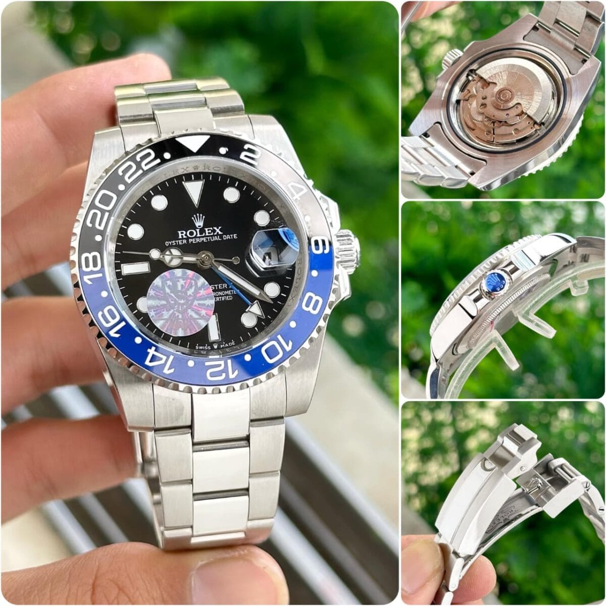 Premium Automatic GMT Timepiece for Men – 7AA Next-to-Original Collection (40mm) - Image 3