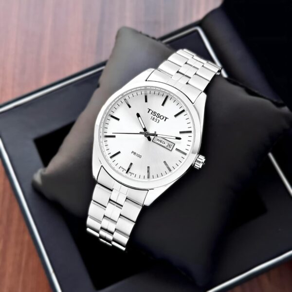 TISSOTT PR 100 DAY AND DATE FOR MEN'S