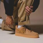 Air Force 1 Low Flex Wheat – Classic Wheat Colorway Sneakers - Image 3