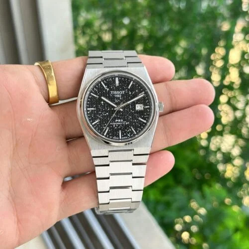Automatic Integrated-Bracelet Watch - Silver