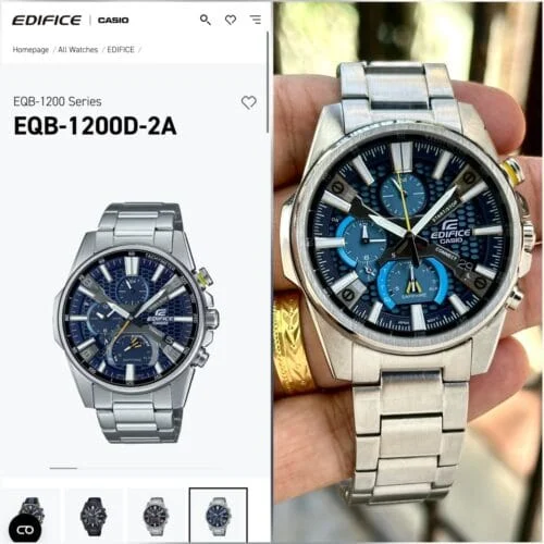 Chronograph Steel Watch - Men's - view 3