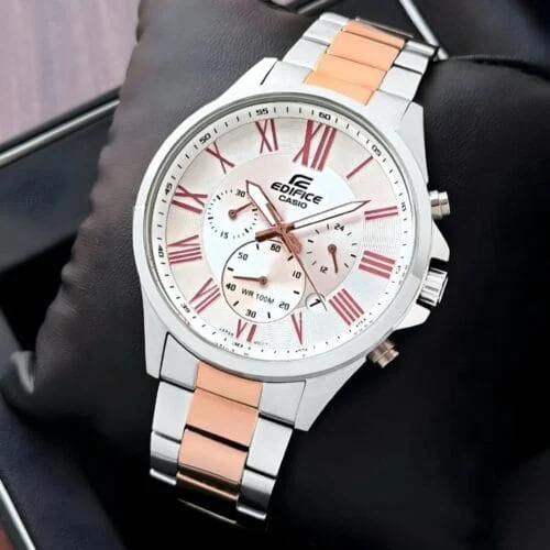 Chronograph Steel Watch - Men's - view 5