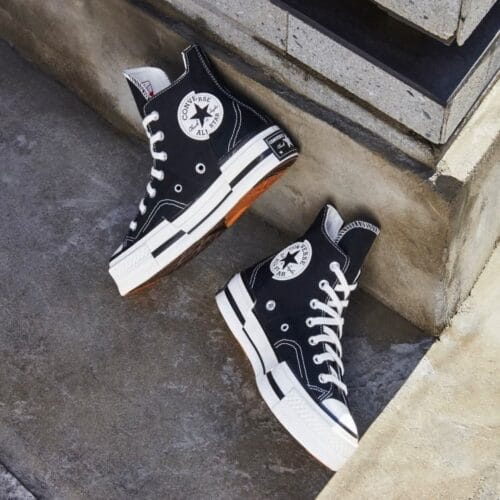 High-Top Canvas Sneakers - view 2