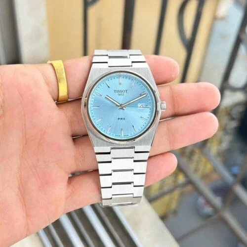 Integrated-Bracelet Watch - Turquoise Dial