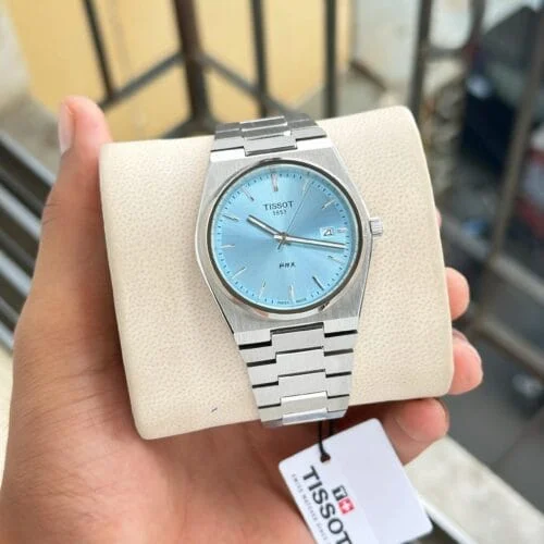 Integrated-Bracelet Watch - Turquoise Dial - view 3