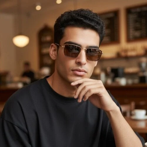 Oversized UV-Protection Sunglasses - Unisex