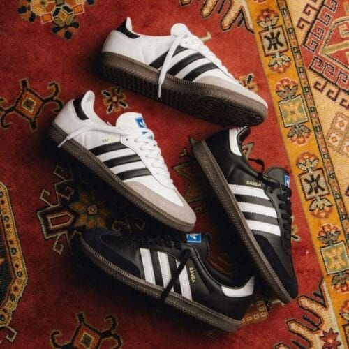 Retro Terrace Sneakers - White & Black