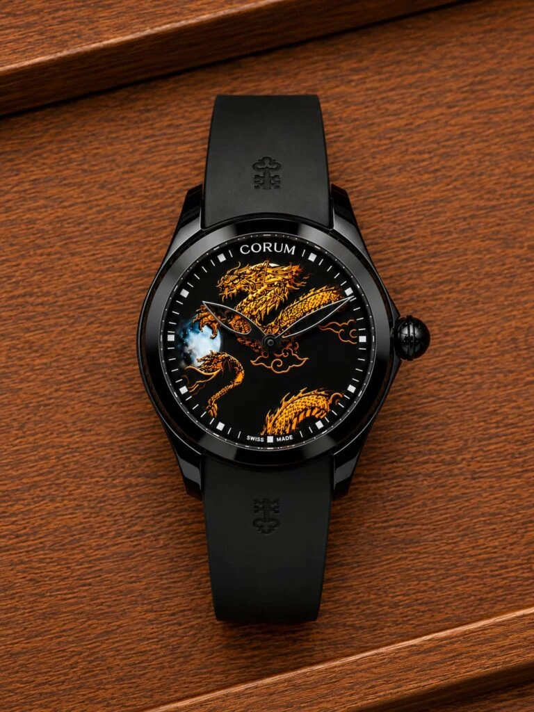 Dragon dial automatic watch, full view